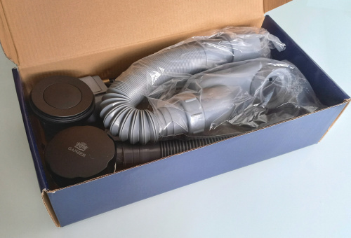 Обвязка для ванны пластиковая полуавтоматическая Ganzer GZ1299-C, черный