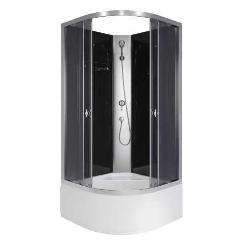 Душевая кабина Niagara Eco E80/40/TN/BK (800х800х1950) 4 места