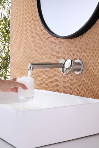 Смеситель для раковины Ganzer GZ19144-G сатин