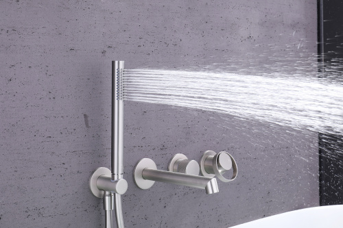 Смеситель для ванны Ganzer GZ19134-G сатин