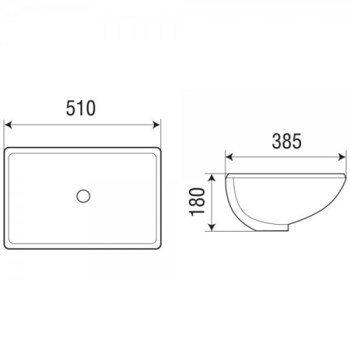 Раковина WeltWasser Deilbach 6008 51 10000003896 Белый глянец