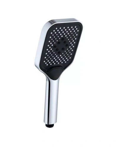 Лейка для душа 10*26.5 см 3-функций, кнопка Hansen H3027 хром