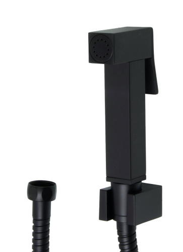 Комплект для биде (лейка, шланг, держатель) Ganzer GZ2139-C Set черный