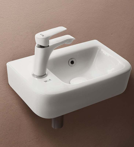 Раковина WeltWasser Aisbach 10100 L 37 10000004590 Белый глянец