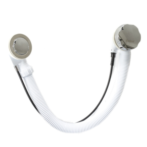 Перелив п/а с сифоном плоский 720мм (металл) Triton EM602TR