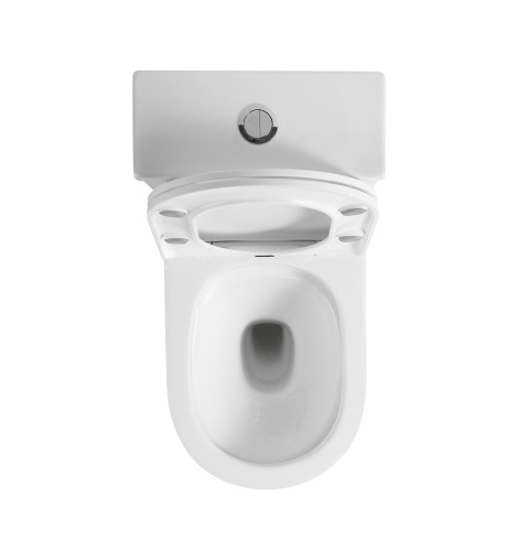 Унитаз напольный Grossman Classic GR-4484SQ (700х385х745) безободковый, белый, моноблок с тонкой крышкой, микролифт, смыв торнадо