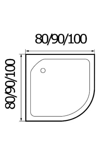 Душевая кабина River NARA 100/24 MT