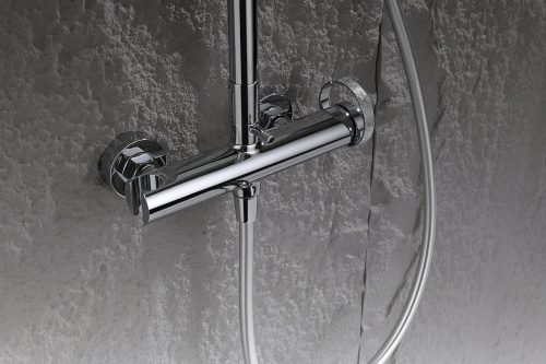 19160 Душевая система без излива (ХРОМ) GANZER (5/1шт)