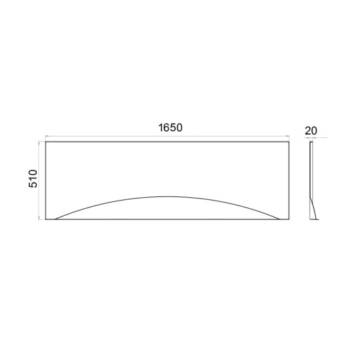 Экран к ванне Triton Стандарт 165