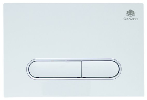 Кнопка смыва для инсталляции Ganzer GZ2752-F, белый