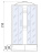 Душевая кабина River NARA 110/80/44 L MT