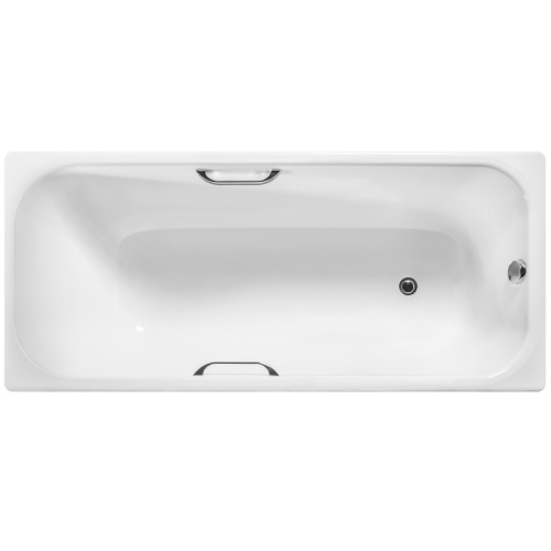 Чугунная ванна Wotte Start UR 170x75 БП-э0001105 с отверстиями для ручек без антискользящего покрытия