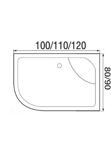 Душевая кабина River NARA 120/90/44 MT R