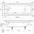 Чугунная ванна Wotte Forma 170x70 БП-э00д1468 без антискользящего покрытия