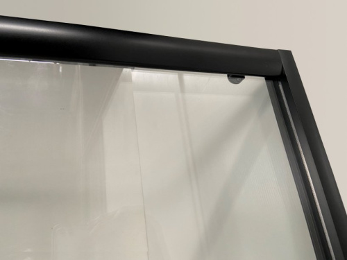 Душевой уголок NG-008-14Q BLACK (800х800х1950) низкий поддон(13см) стекло МОЗАИКА 2 места