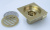 Трап угловой с обратным клапаном 100x100 мм Ganzer T002-S, матовое золото
