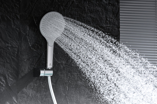 Смеситель для ванны и душа с коротким изливом Ganzer GZ06132 хром