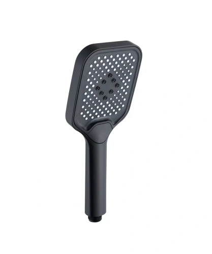 Лейка для душа 10*26.5 см 3-функций, кнопка Hansen H3027-1 черный