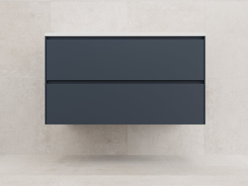 Тумба подвесная Style Line ЛИМА 100 эмаль, 2 ящ., PLUS, графит