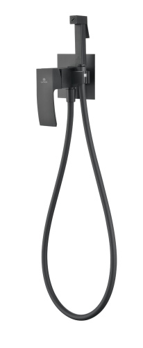 Смеситель встраиваемый с гигиеническим душем Ganzer GZ44157-C черный