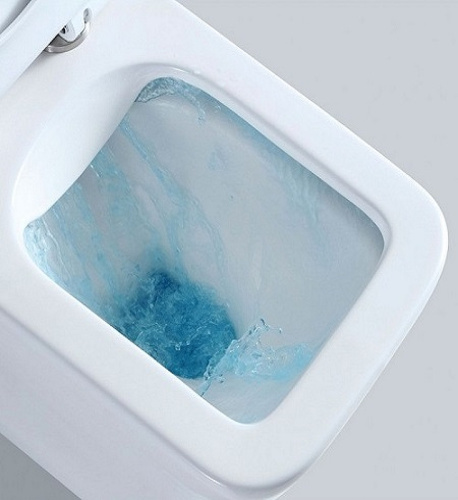 Унитаз компакт CeramaLux 2171 с бачком и сиденьем Микролифт