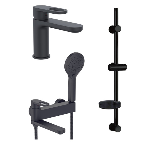 Душевой комплект 3 в 1 Hansen HL90016-C черный