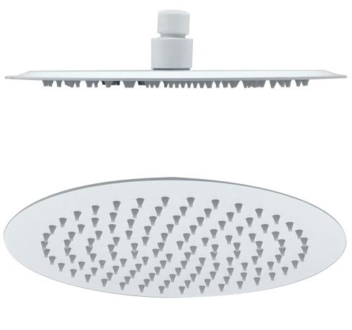 Лейка тропическая круглая 250х250 Ganzer GZ018-25-F белый